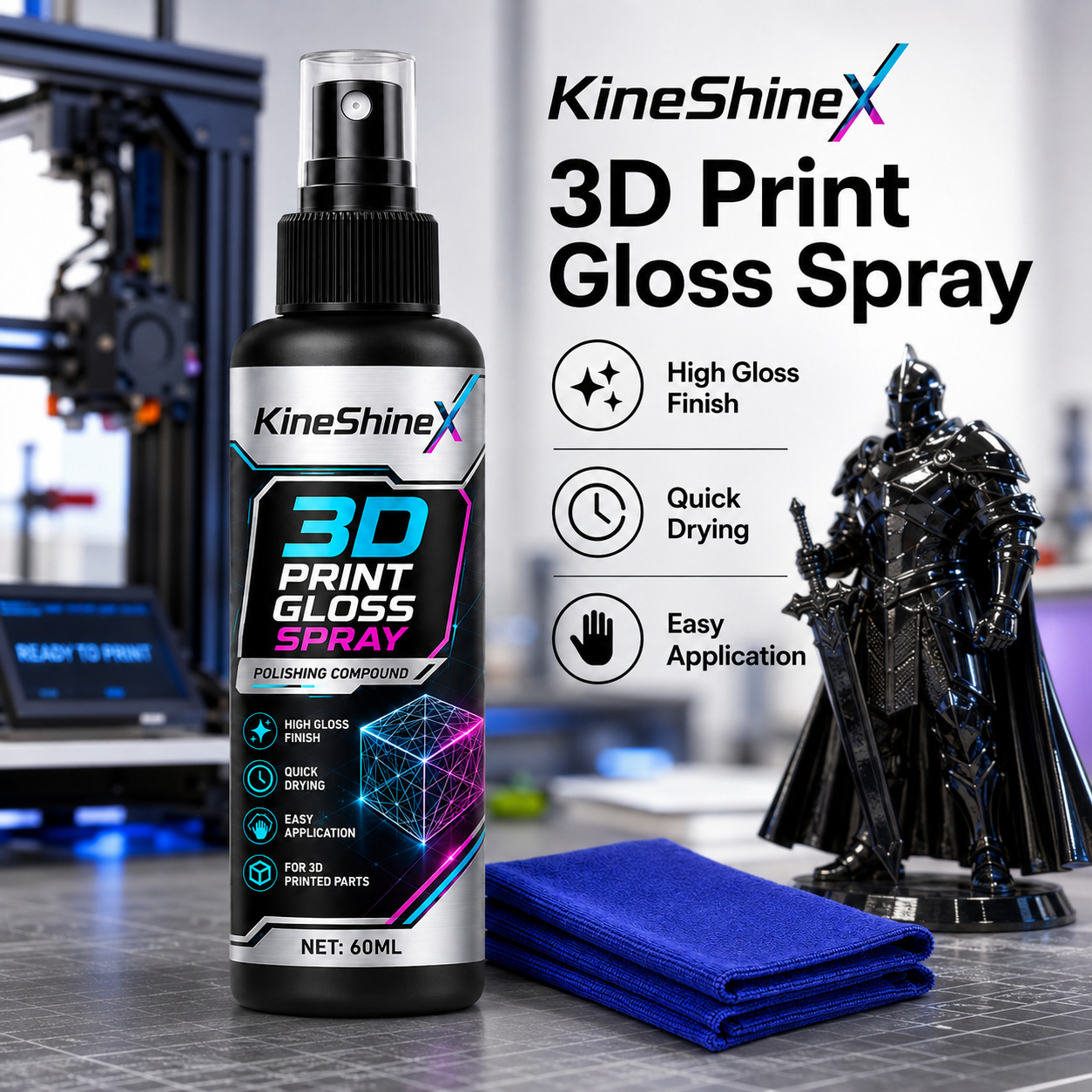 3D Printing And Additive Manufacturing - مركب تلميع وطلاء لامع للطباعة ثلاثية