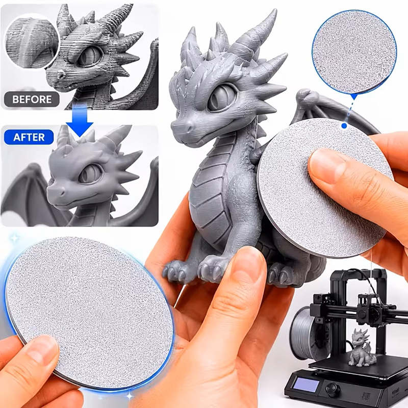 3D Printing Ultem - أداة إزالة خطوط الطبقة PLA لقرص