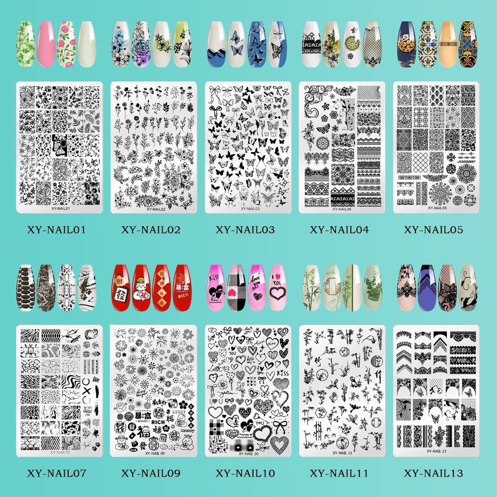 3D Printing Template - قالب طباعة أظافر جديد من الفولاذ