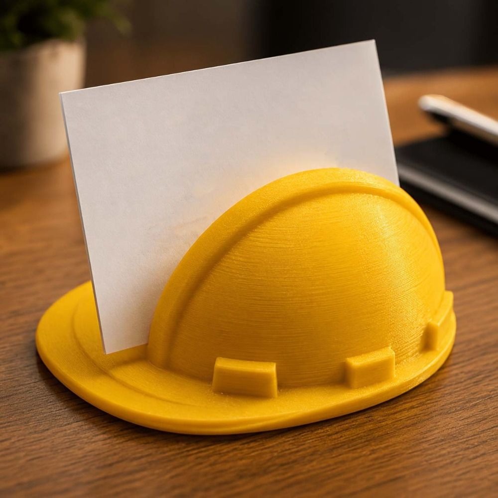 3D Printing Construction - حامل بطاقات مطبوع بتقنية ثلاثية الأبعاد