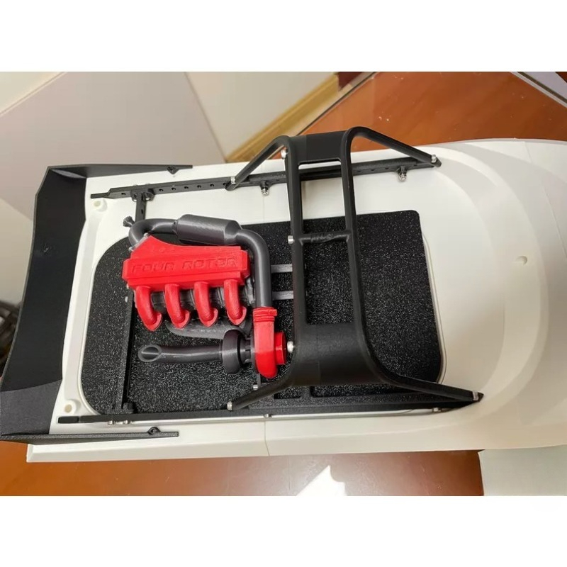 غطاء سطح أسود مطبوع بتقنية ثلا - مراجعة 3D Printing Rc Boat وسعره