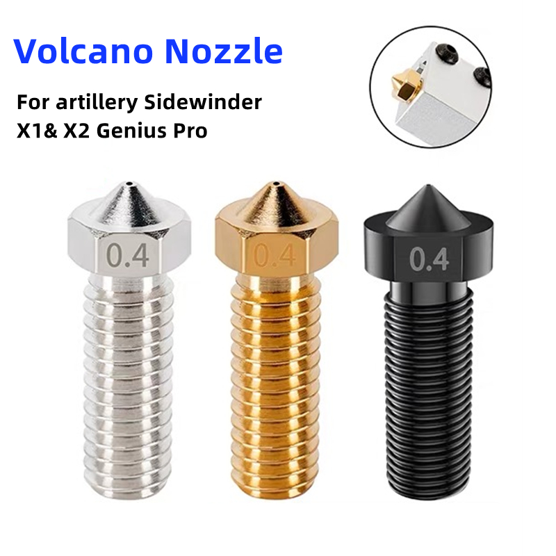 فوهة بركان للمدفعية Sidewinder - مراجعة 3D Printer Nozzle Brass وسعره