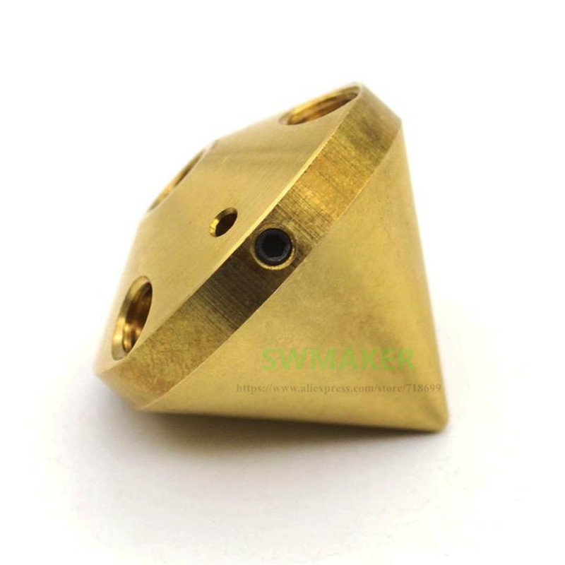 1 قطعة ثلاثية الأبعاد أجزاء ال - مراجعة 3D Printer Nozzle Brass وسعره