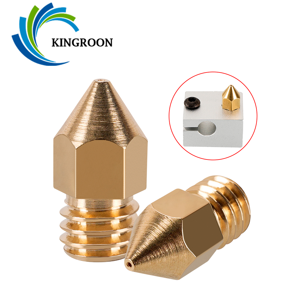 MK7 MK8 فوهة 0.4 مللي متر 0.3  - مراجعة 3D Printer Nozzle Brass وسعره