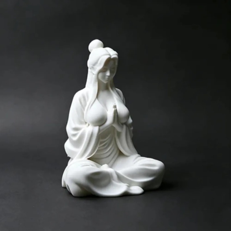 تمثال تأمل صغير مطبوع بتقنية ث - مراجعة 3D Printing Household Items وسعره