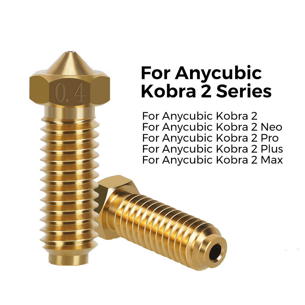 1-10 قطع فوهات نحاسية ثلاثية ا - مراجعة 3D Printer Nozzle Brass وسعره