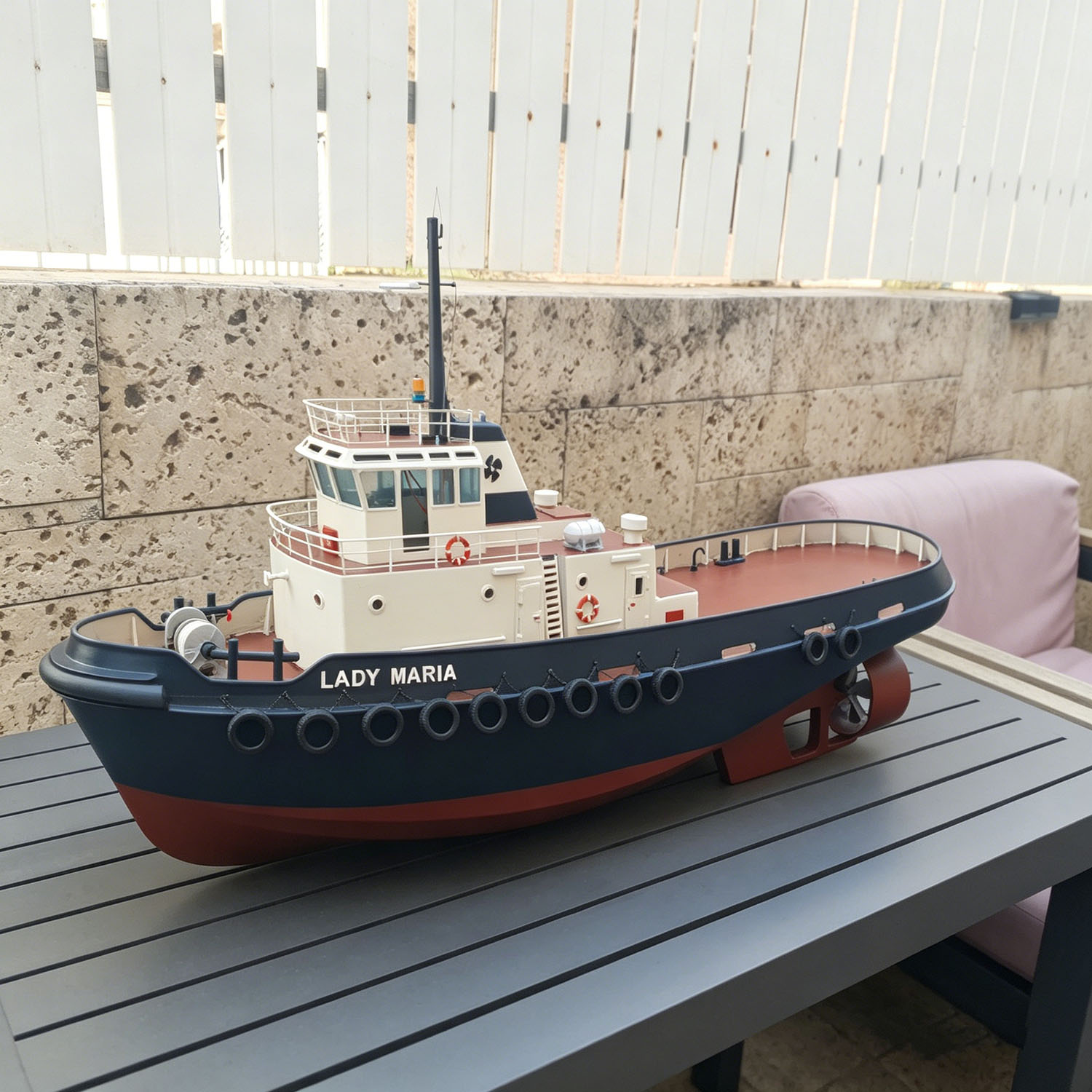 قارب تحكم عن بعد بطول 120 سم،  - مراجعة 3D Printing Rc Boat وسعره