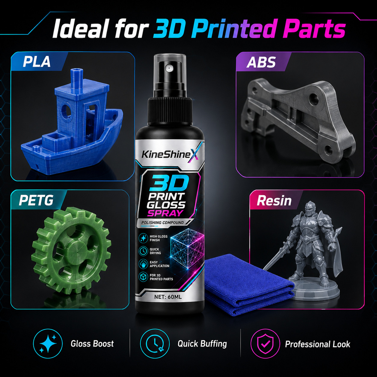 مركب تلميع وطلاء لامع للطباعة  - مراجعة 3D Printing And Additive Manufacturing وسعره