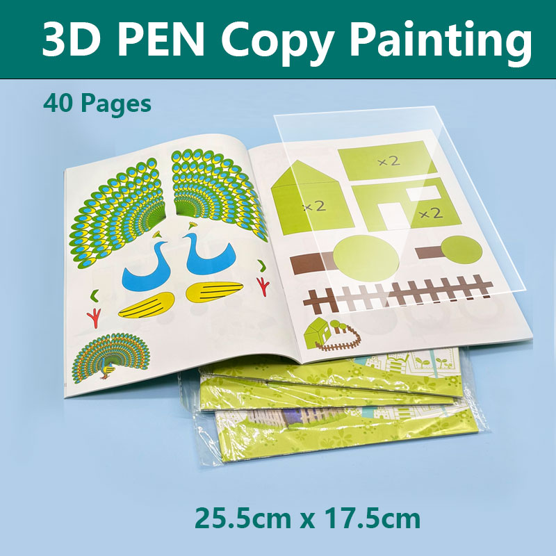 كتاب رسم بالقلم ثلاثي الأبعاد  - مراجعة 3D Printing Template وسعره