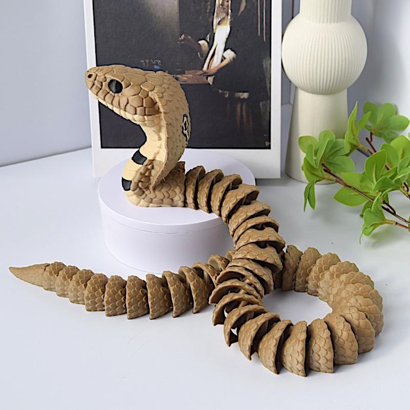 تمثال كوبرا ملكية مطبوع بتقنية - مراجعة 3D Printing And Additive Manufacturing وسعره