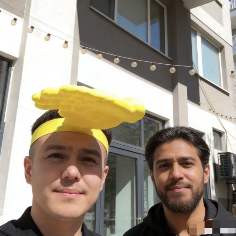 قبعة شمسية مضحكة بتصميم ثلاثي  - مراجعة 3D Printing Foto وسعره