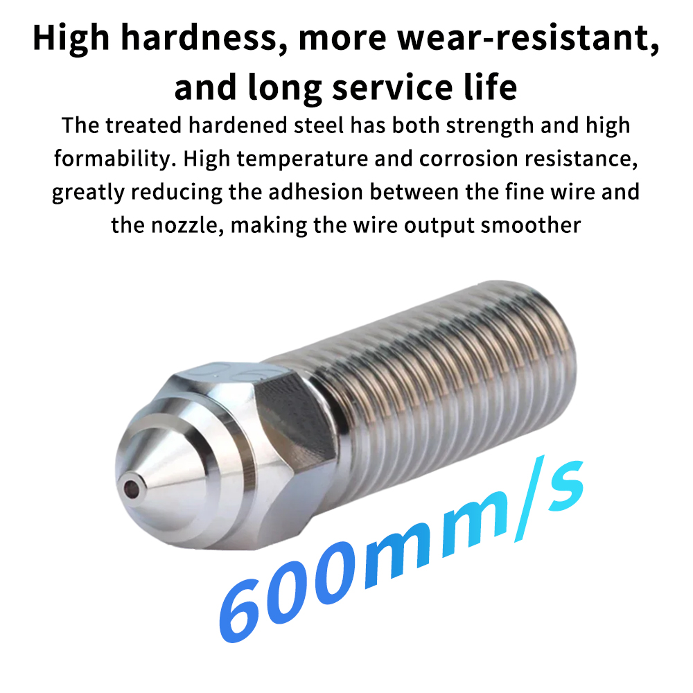 فوهات مطلية بالنحاس مقلم إبداع - مراجعة 3D Printer Nozzle Brass وسعره