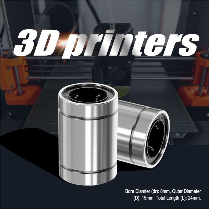 4/10 قطعة LM8UU LM10UU LM16UU  - مراجعة 3D Printing Guide وسعره