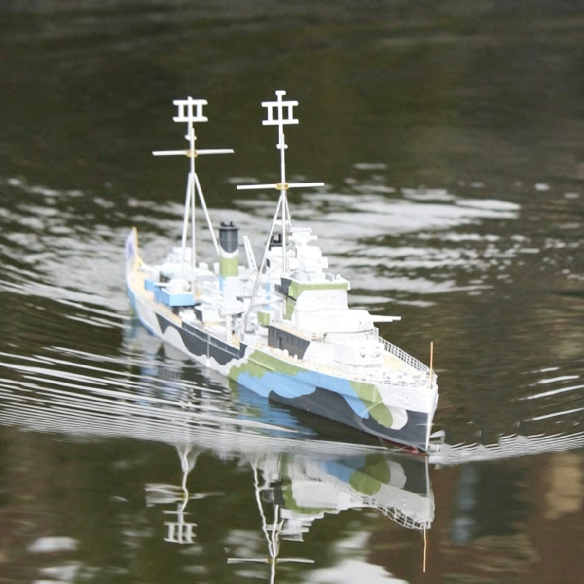 قارب تحكم عن بعد بمقياس 1/200، - مراجعة 3D Printing Rc Boat وسعره